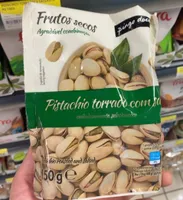 Pistachios torrados e salgados
