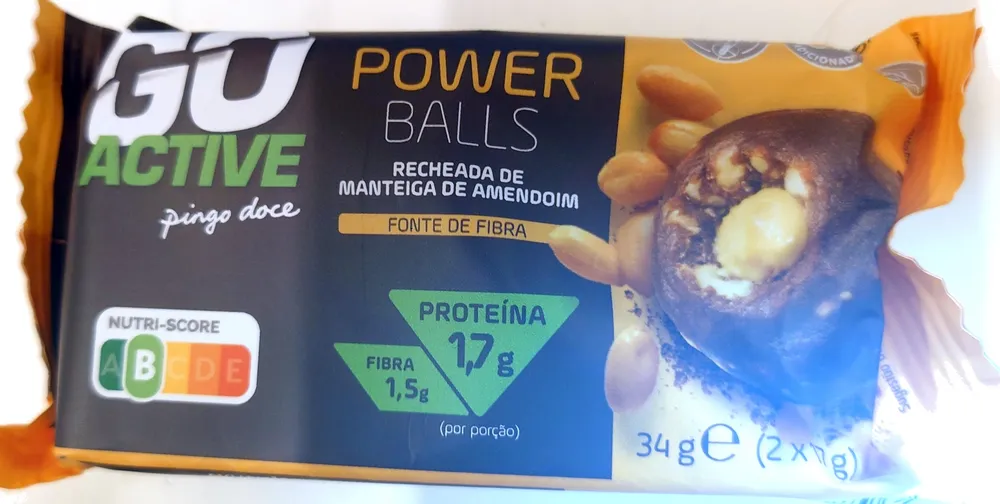 Power Balls Recheada de Manteiga de Amendoim