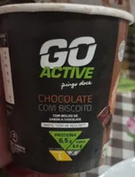 Chocolate com Biscoito com Molho de Sabor a Chocolate