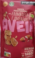 Snack Vegetariano Framboesa e Amêndoa