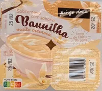 Sobremesa com sabor a Baunilha
