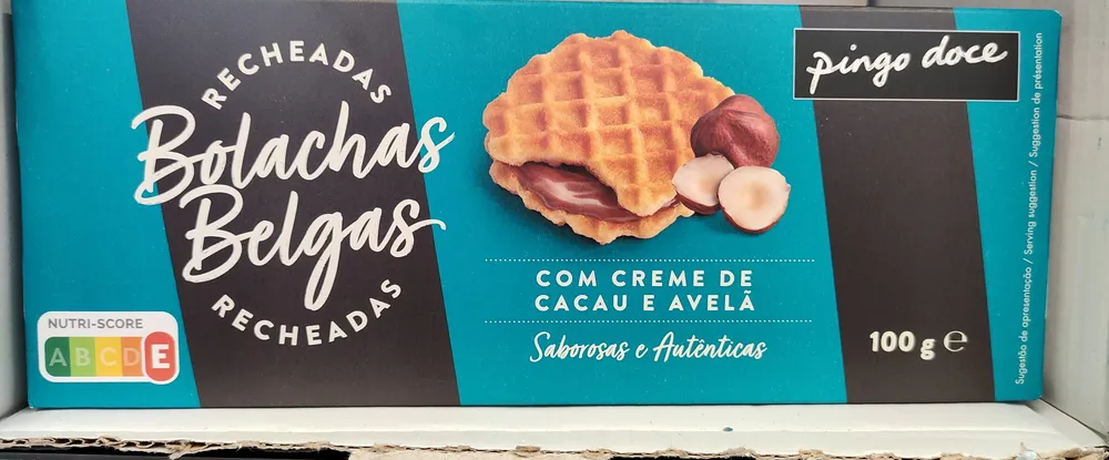 Bolachas Belgas Recheadas