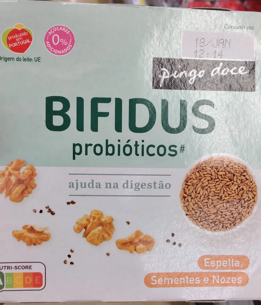 Bifidus probióticos# Espelta, Sementes e Nozes