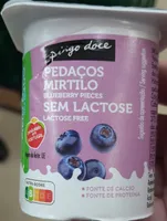 Sem Lactose Pedaços Mirtilo Meio Gordo
