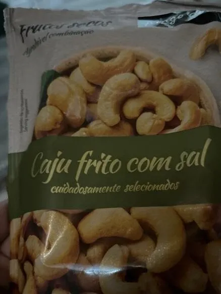 Caju frito com sal