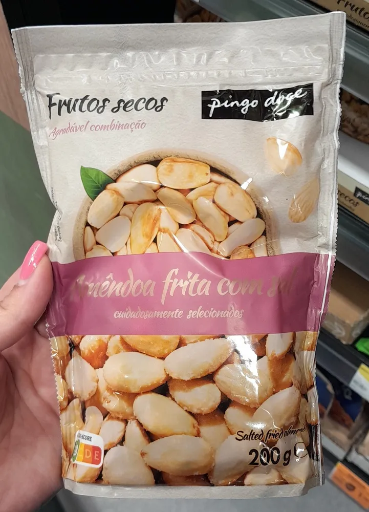 Amêndoa frita com sal