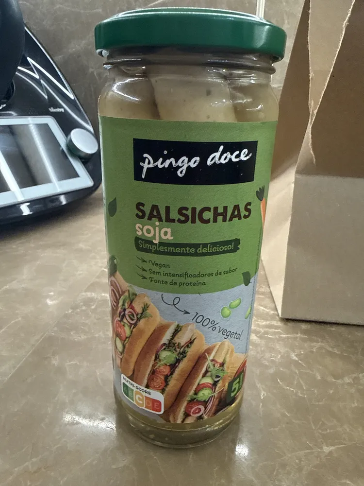 Salsichas soja