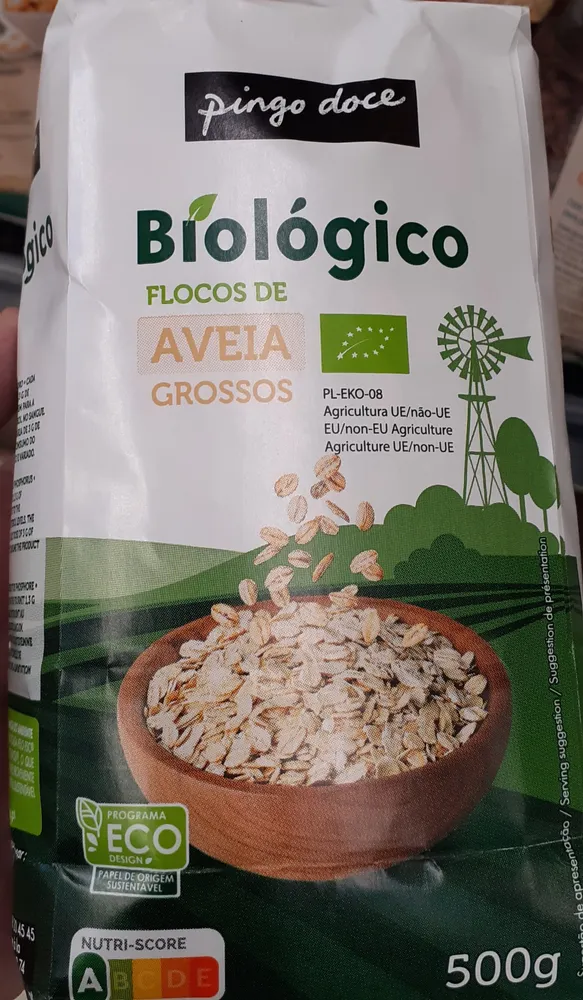 FLOCOS DE AVEIA GROSSOS BIOLÓGICOS