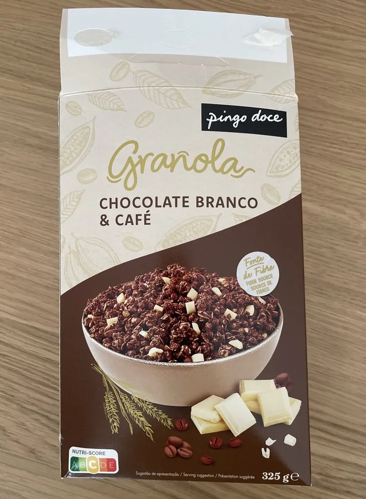 Granola Chocolate Branco Café