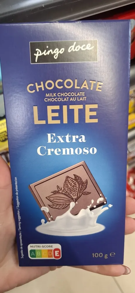 Chocolate ao leite extra cremoso
