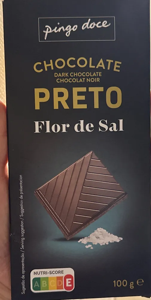 Chocolate Preto Flor De Sal