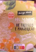 hummus tremoço e manjericão