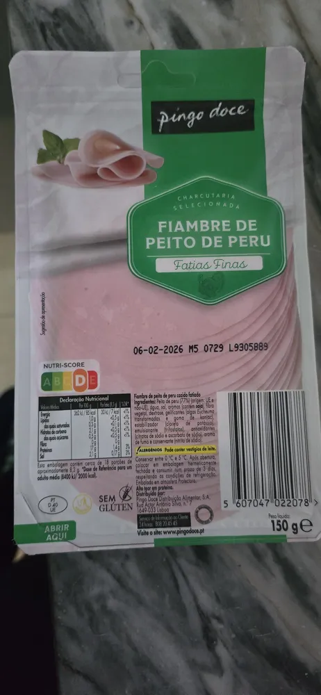 Fiambre De Peito de Peru