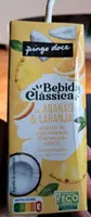 Bebida clássica de ananás & laranja