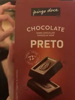 Chocolate preto 72%
