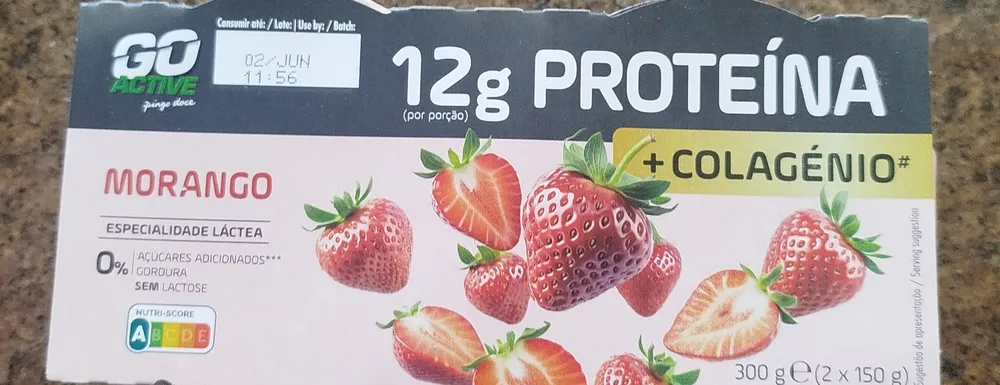 Especialidade láctea de morango