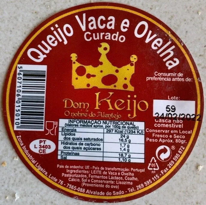 Queijo Vaca e Ovelha Curado