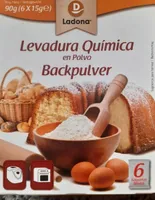 Levadura química en polvo