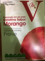 Gelatina morango