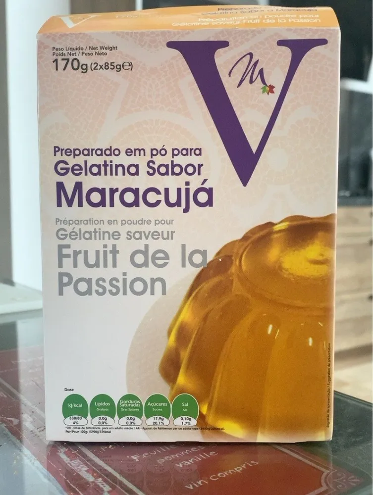 Gelatina fruit de la passion