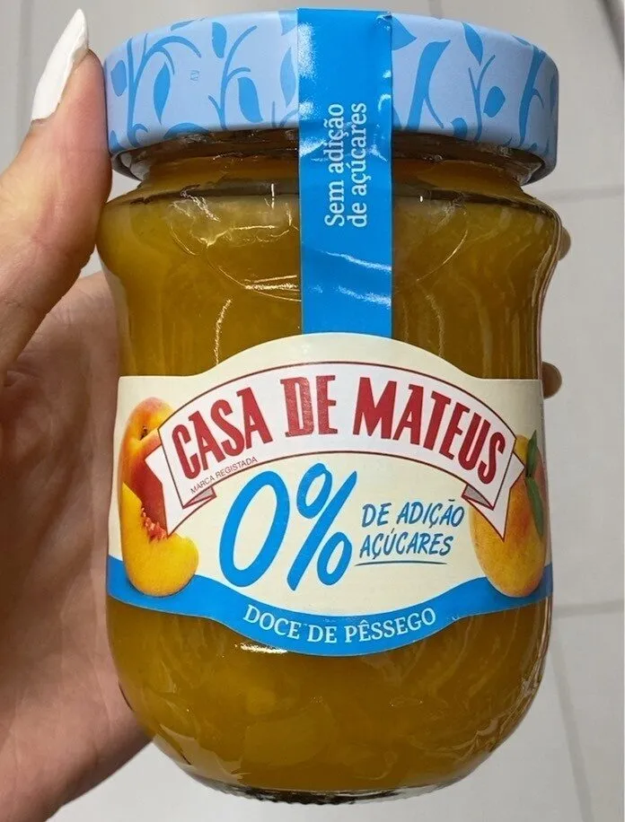 doce de pessego