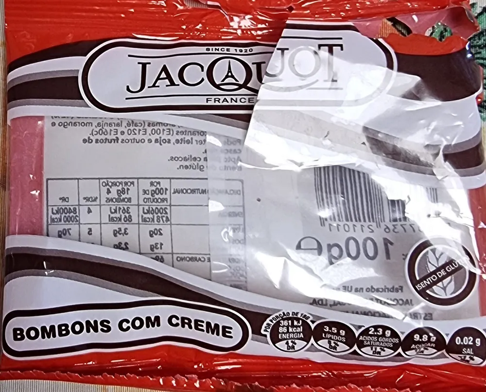 Bombons com Creme