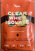 Clear Qhey Isolate Peach Ice Tea Flavour