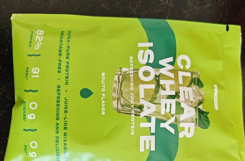 Clear whey isolate Mojito Flavor