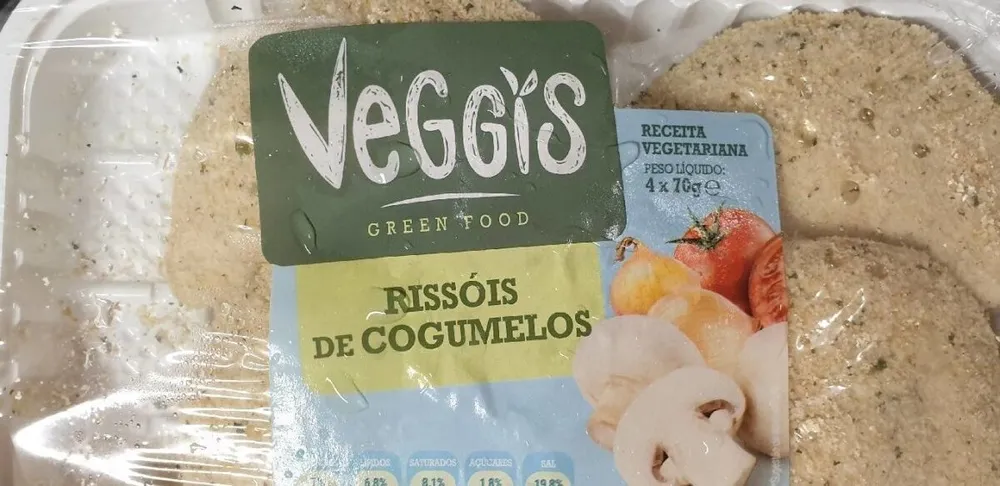 Rissóis Cogumelos Veggis
