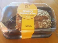Bolo aveia cenoura e noz