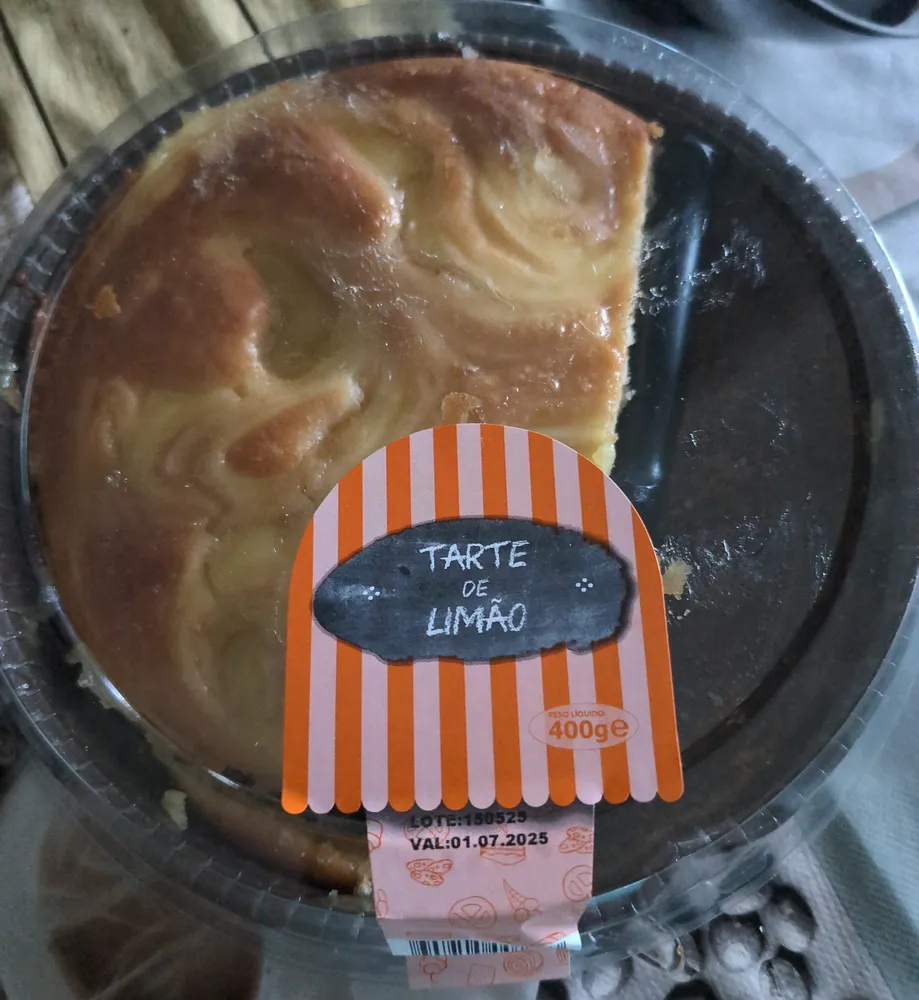 Tarte com Aroma a Limão