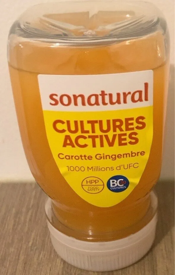 Cultures Actives Carotte Gingembre