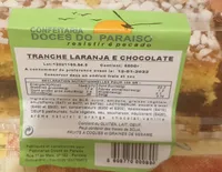 Tranche laranja e chocolate