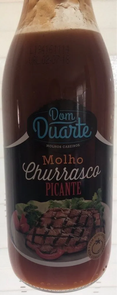 480ML Sauce Barbecuz Piquantz Dom Duarte