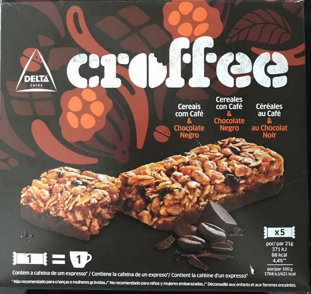 Croffee Cereais com Café & Chocolate Negro