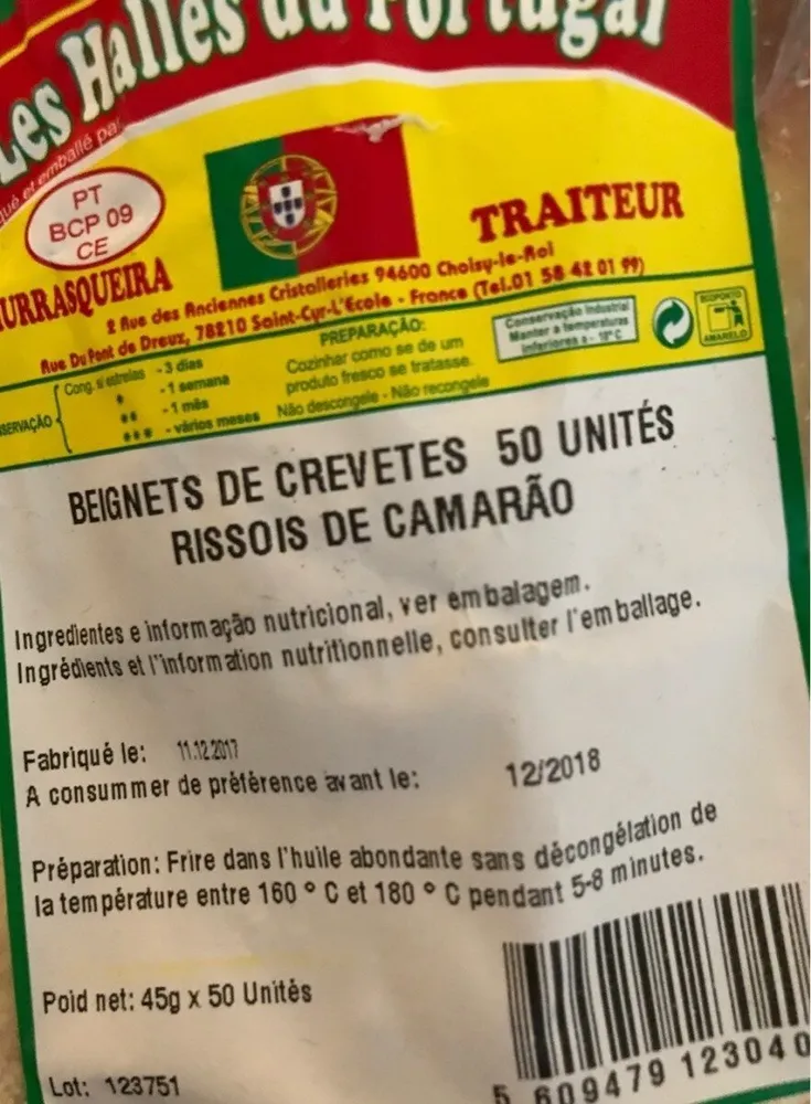 Beignets de crevettes