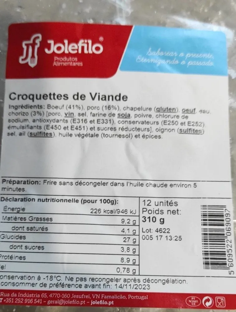 Croquettes de viande jolefilo