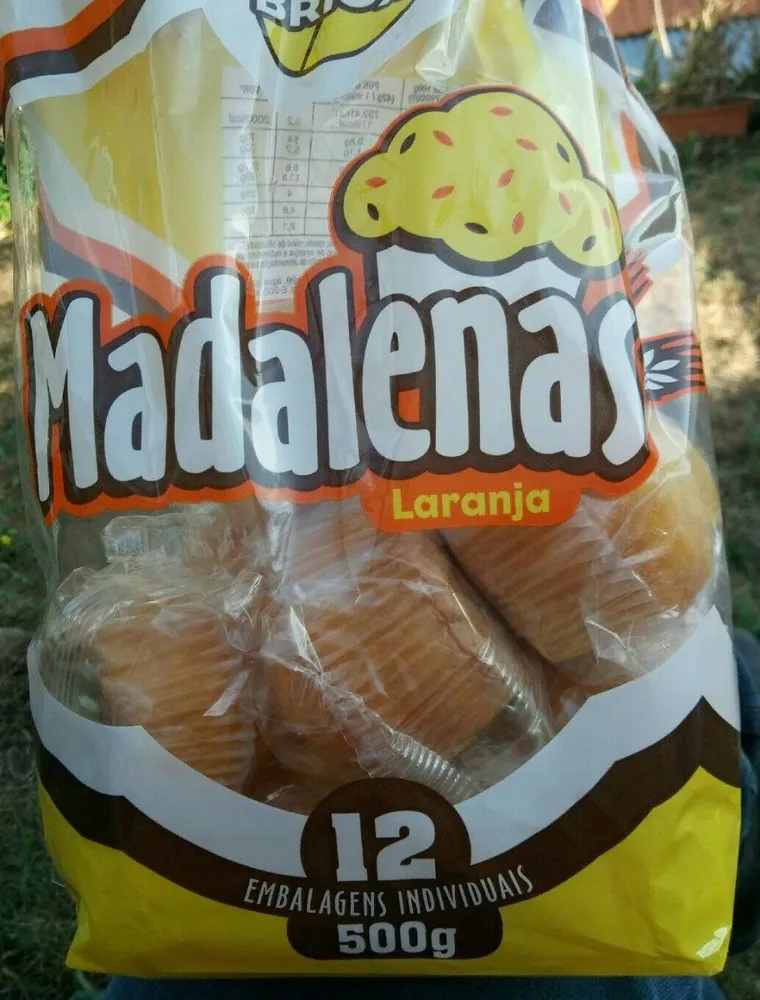 Madalenas laranja