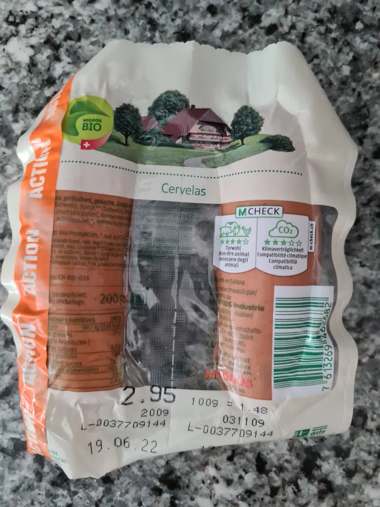 Cervelas Bio