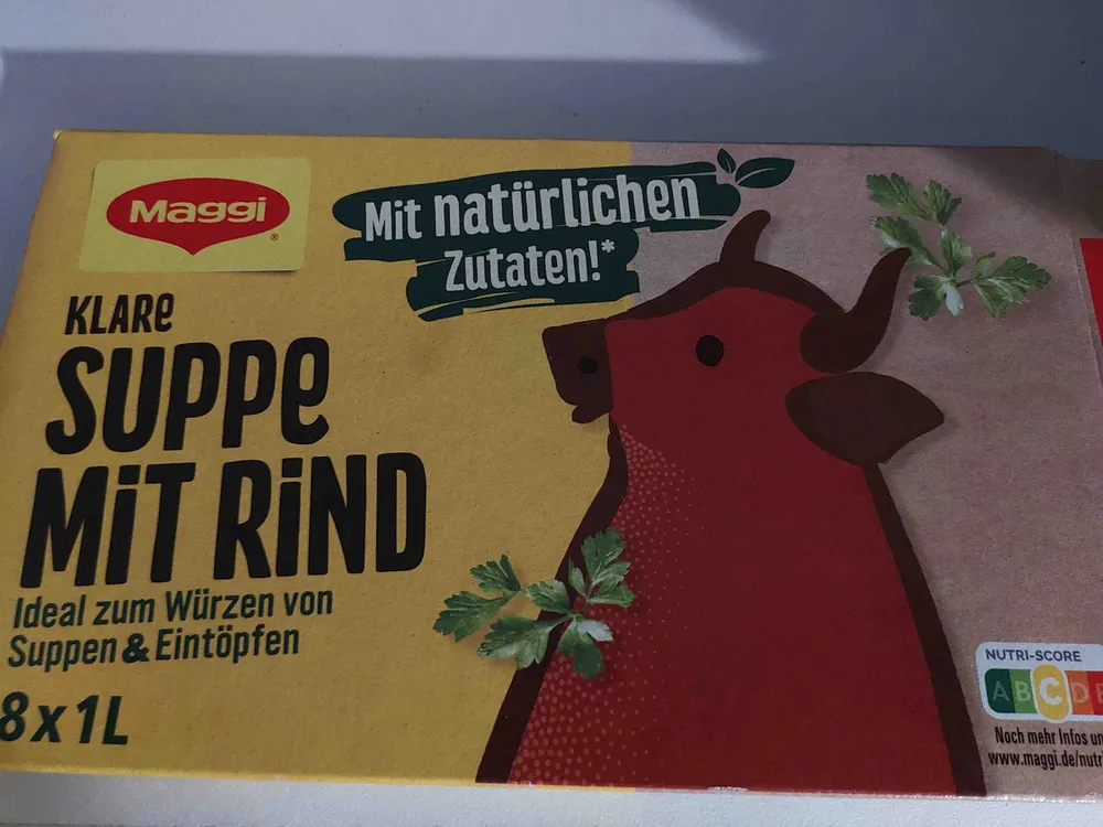 Klare Suppe mit Rind