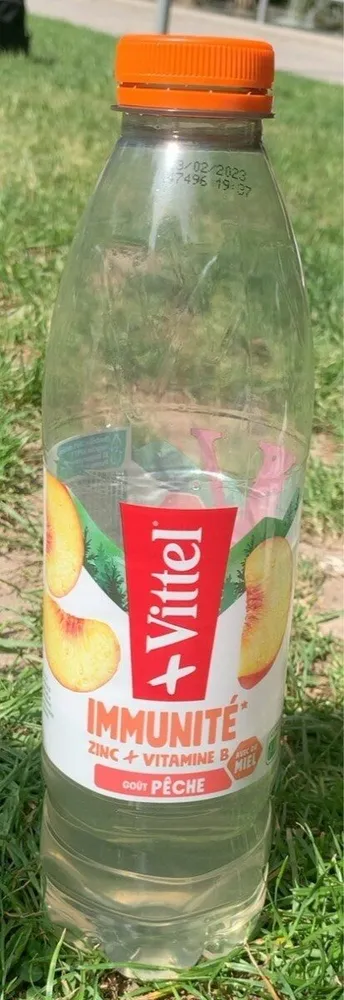 Vittel immunité zinc + vitamine B gout peche