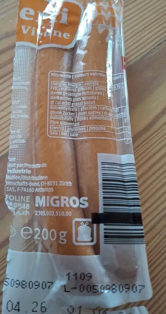 Saucisse de Vienne