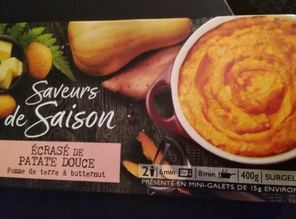 Écrasé de patate douce