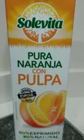 Pura naranja con pulpa