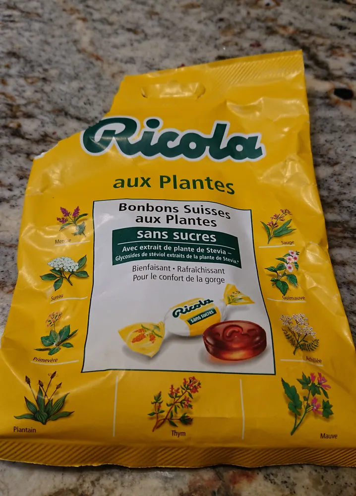 bonbons suisses aux plantes