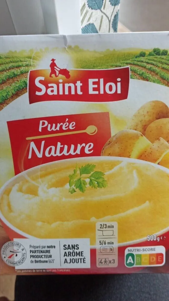 Purée nature saint Éloi