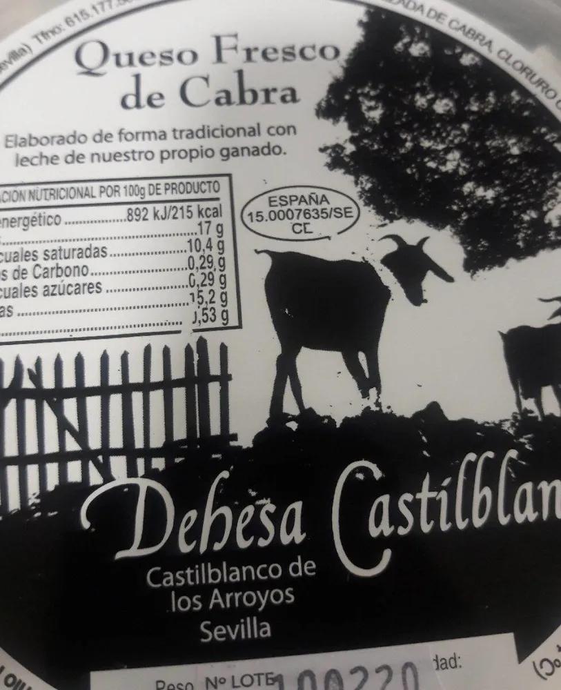 Queso fresco de cabra
