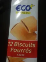 Biscuits fourrés cacao