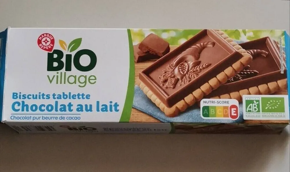 biscuits tablette chocolat au lait