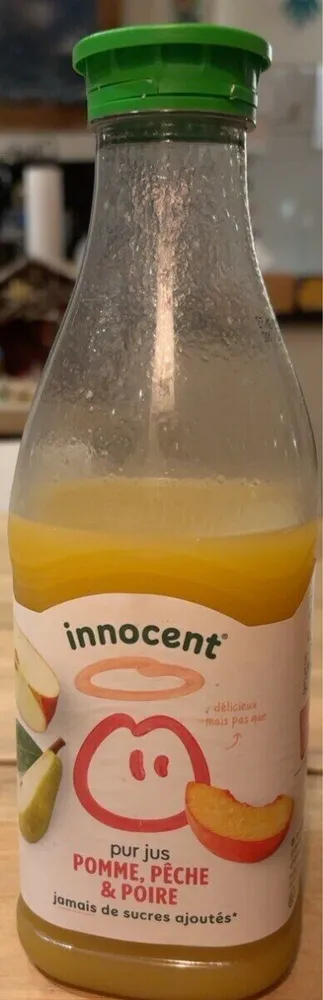 Jus pomme, pêche, poire